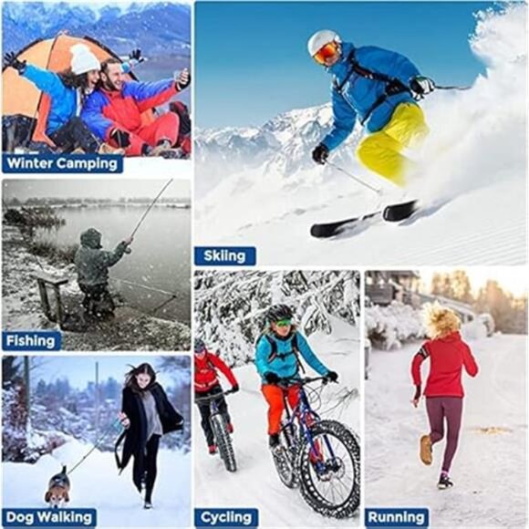 Face Mask Warm Fleece Ski Mask Black - Picture 4 of 5